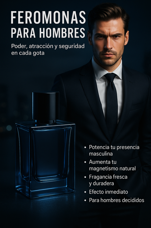 ¡Perfume de Feromonas Concentradas para Hombres!